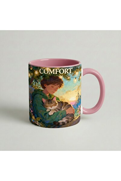 Petgifts Cana Cadou Personalizat Amuzanta Cu Mesaj Comfort - Ceramica 330 Ml