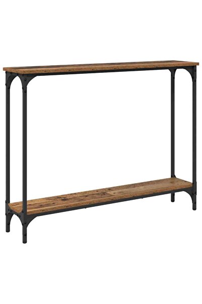vidaxl Masă de consolă Lemn Vechi 100 x 22,5 x 75 cm Lemn compozit