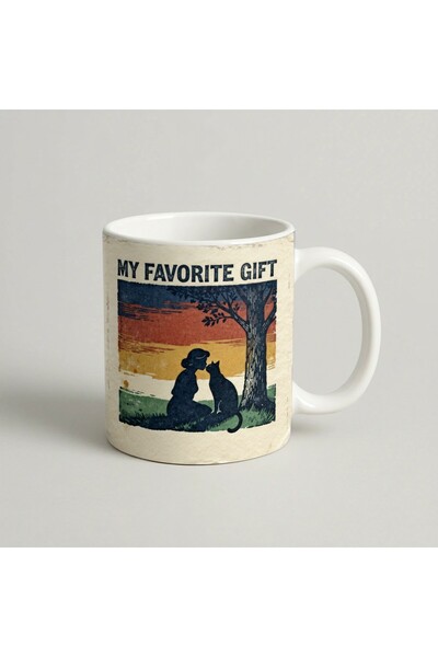 Petgifts Cana Cadou Personalizat Amuzanta Cu Mesaj My Favorite Gift - Ceramic...