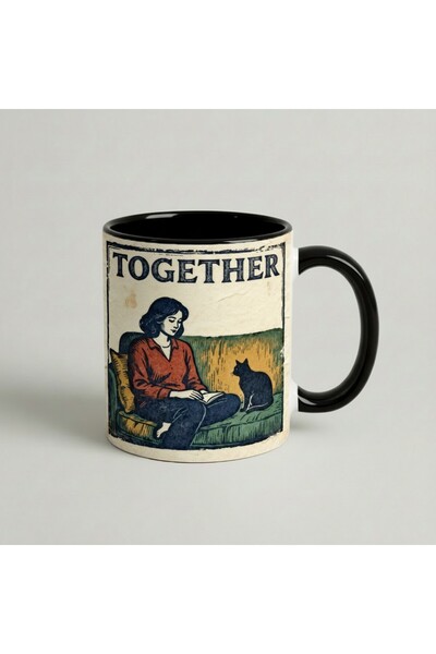 Petgifts Cana Cadou Personalizat Amuzanta Cu Mesaj Together - Ceramica 330 Ml