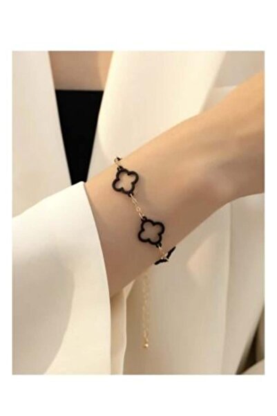 Other Elegant Black Flower Bracelet Fashionable Design