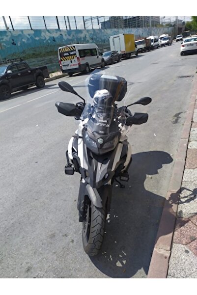 ZEUS MOTOR 2017-2024 Benelli TRK 502X Uyumlu Uzun Ön Cam Zeus Şeffaf Renk