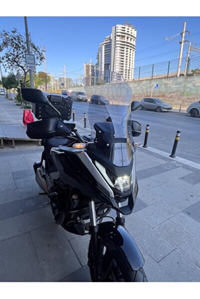 ZEUS MOTOR 2025-2026 Honda NC 750 X DCT Uyumlu Ön Cam Açık Füme