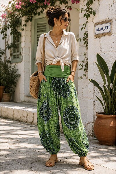 SELGORA ŞALVAR PANTOLON İTALYAN KUMAŞ