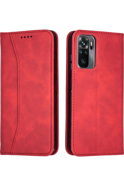 Other Bodycell PU Leather Wallet Synthetic Leather Red (Redmi Note 10 / 10s /...