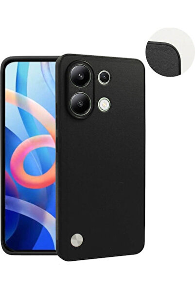 Other Bodycell Vegan Κάλυμμα Πλάτης Πλαστικό Δέρμα Μαύρο Xiaomi Note 13 4G Κω...