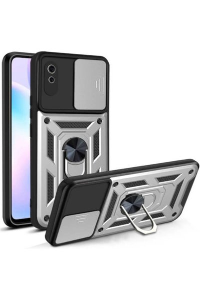 Other Bodycell Armor Slide Back Cover Πλαστικό Ασημί (Redmi 9A / 9AT) Κωδικός...