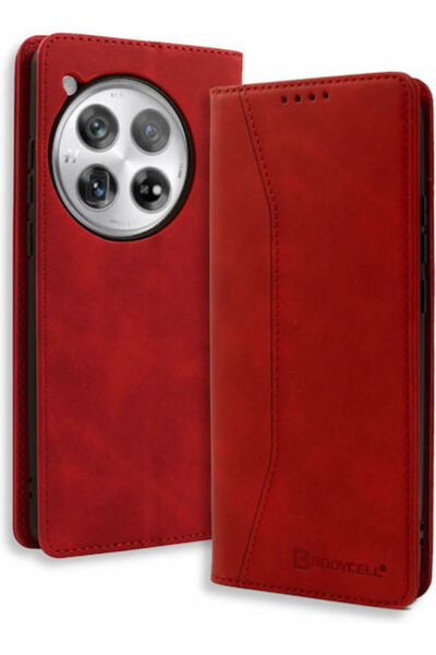 Other Bodycell Book Synthetic Leather / Leather Red (OnePlus 12) Code: BB-00167