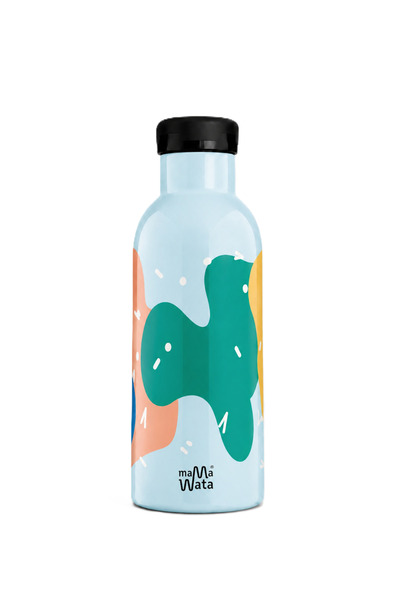 Mamawata Confetti Pipetli Çocuk Termos Matara 470 ml Paslanmaz Çelik Sızdırma...
