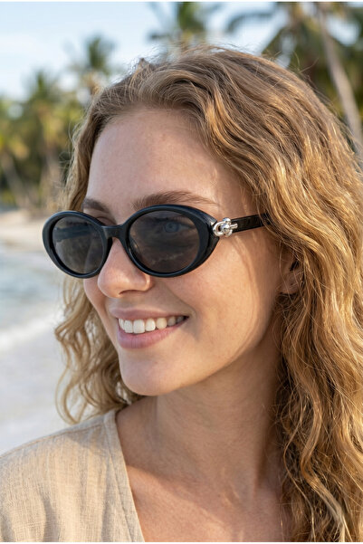 MONAL EYEWEAR Vintage/Antiquing Women's Sunglasses Oval Ultra Light Uv400 Pro...