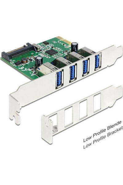 DELOCK Ελεγκτής PCIe με 4 θύρες USB 3.0 Κωδικός: 89360