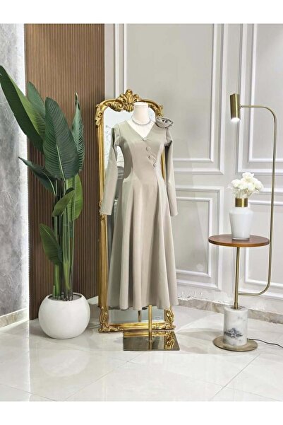 vanus fashion 7196 - midi evening dress