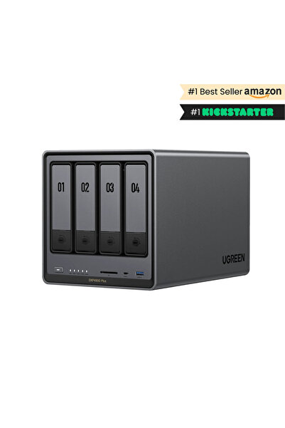 Ugreen NASync DXP4800 Plus NAS 4 θέσεων, Intel Pentium Gold 6-πύρηνος, 8GB DD...
