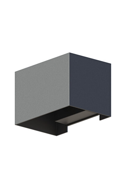 Calex Venice 7W LED Aplică de perete de exterior Alb cald IP54 Gri antracit