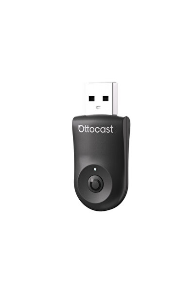Ottocast Adaptor Mini Wireless CarPlay și Android Auto, Negru