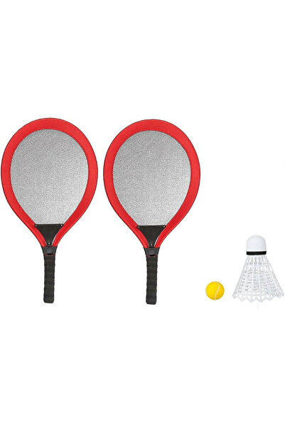 colezium Badminton Set and Tennis Ball - Rkt-35 - Red - 1 Pc
