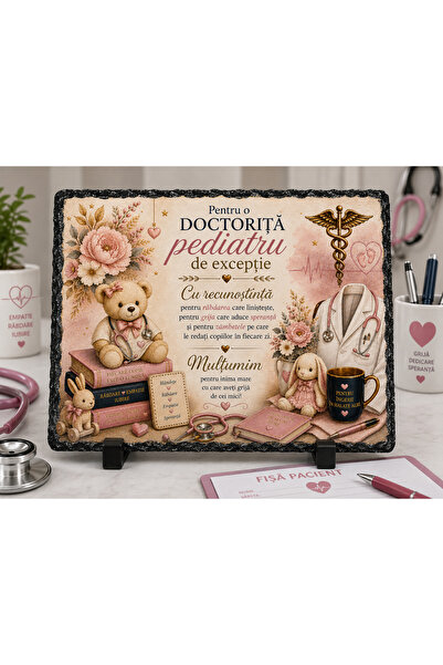 hiperborea Placă ardezie - Pentru o Doctoriță Pediatru de Excepție