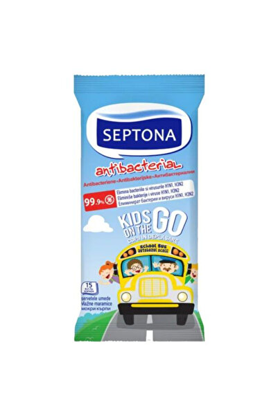 Septona Servetele Umede Antibacteriene pentru Copii - , 15 buc