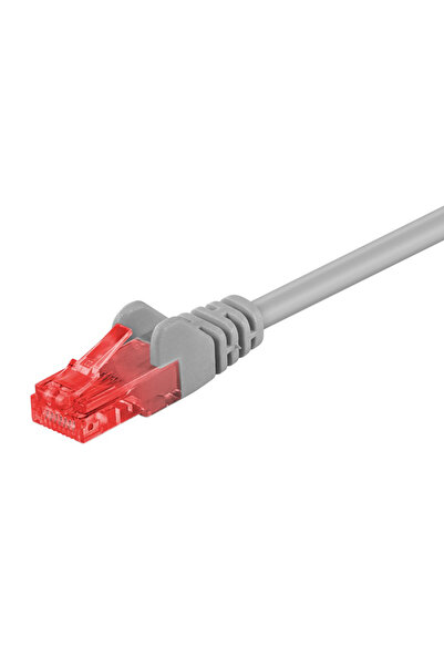 goobay καλώδιο δικτύου 72576, CAT 6 U/UTP, CCA, 250MHz, 3m, γκρι