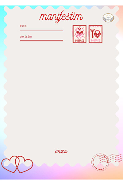 ROTA MANİFEST Vizyon Panosu, hayal panosu, 35x50 katlanabilir pano, tüm adımların anlatıldığı yönlendirme kılavuzu, 50 ad sticker ve 18 ad sayı sekansı hediye, toplam 70 parça