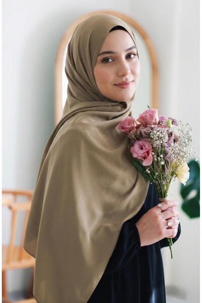 İSTDONATELLA Medina Silk Shawl - Natural Beige Color