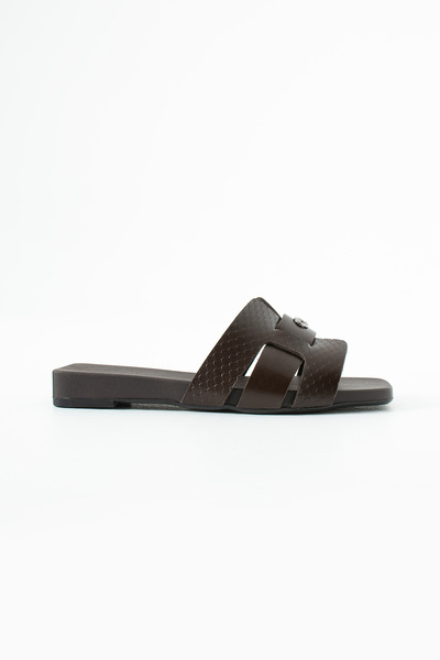 Siena Shoes شبشب نسائي ناعم من نوبا باللون البني