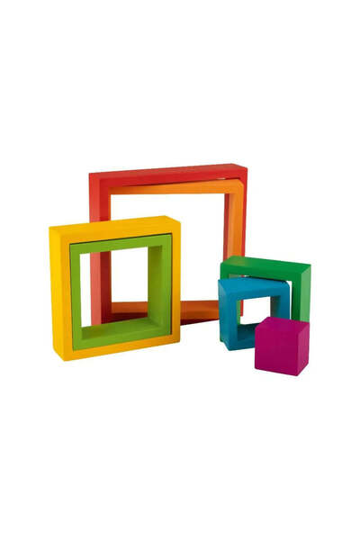 Playtive Junior Wooden Rainbow Montessori Puzzle