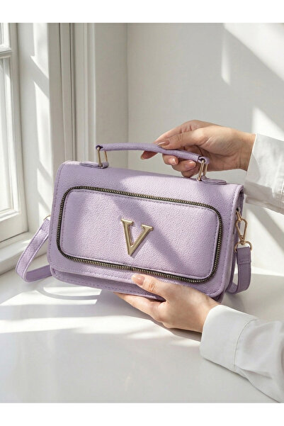 Finelook Women's Elegant Top Handle Crossbody Bag – Premium PU Leather Should...