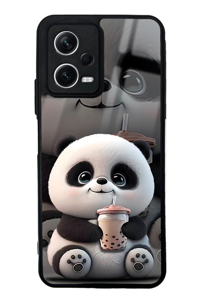 Spoyi Xiaomi Redmi Note 12 5g Baby Panda Design Glossy Phone Case
