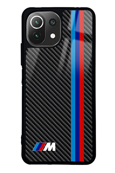 Spoyi Xiaomi Mi 11 Lite Karbon M2 Tasarımlı Glossy Telefon Kılıfı