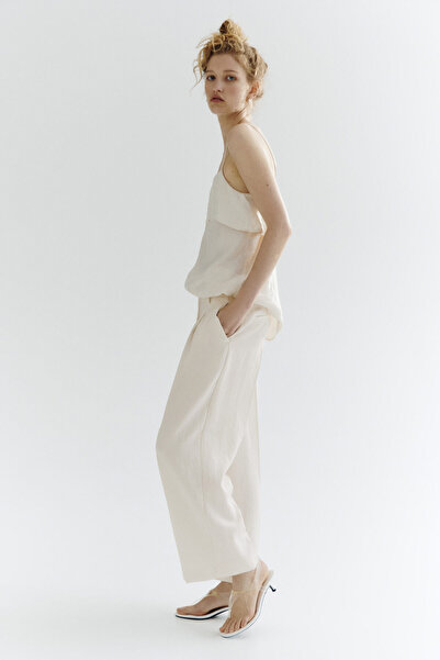 H&M Bilek Boyu Gabardin Pantolon