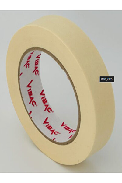 Vibac Banda de Mascare ivory/alb din Hartie, 25 mm x 50 Metri, Adeziv Hot-Mel...