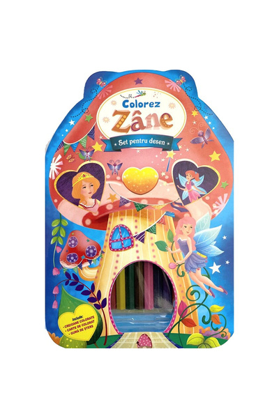 Editura Flamingo GD Set de colorat Zane pentru desen, - Editura Flamingo