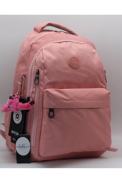 Bevitton School Backpack Unisex Water Resistant Fabric School Bag 2500 Powder