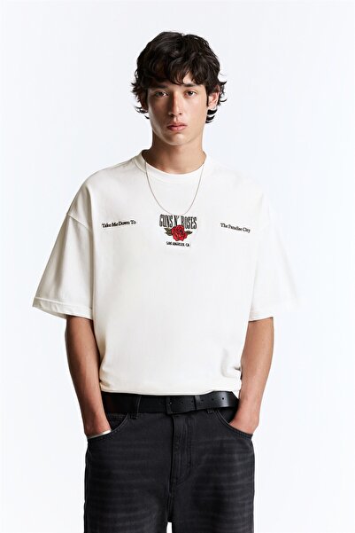Pull & Bear Guns N' Roses tişört