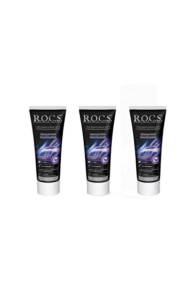 R.O.C.S. Sensation Whitening Beyazlatıcı Diş Macunu 60ml (3 Adet)