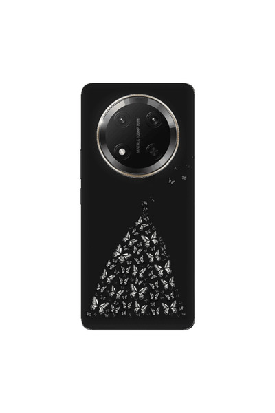 Other Honor Magic 7 Lite Butterfly Girl Black Colored Silicone TPU Θήκη