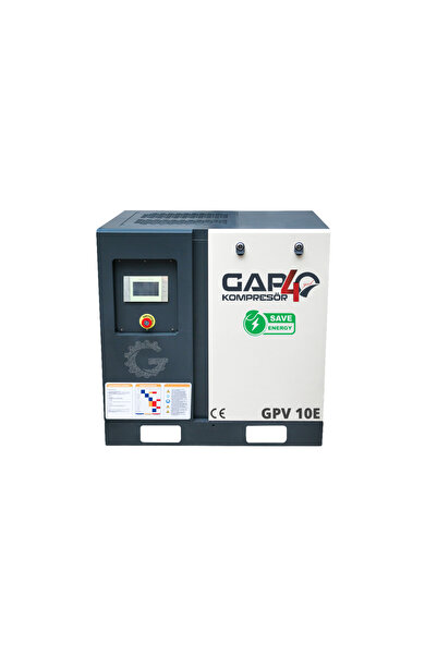 GAP KOMPRESÖR İnvertörlü Vidalı Hava Kompresörü 10Hp (TEK MAKİNE)