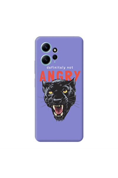Other Xiaomi Redmi Note 12 4G Pointed teeth Purple Colored Silicone TPU Θήκη
