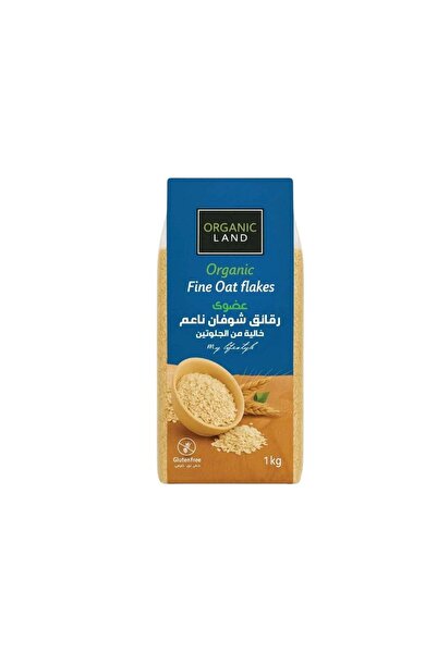 Organic Land Organic Land Soft Oat Flakes Gluten Free 1 kg