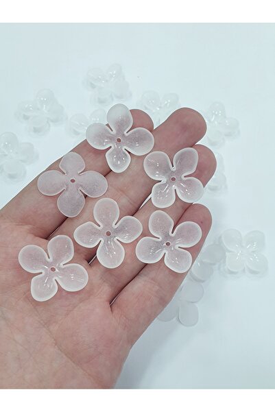 CRYSTALSHOP Floare sidefată - 25 mm (100 bucăți)