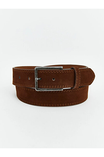 LC Waikiki Brown Suede Look Men's Belt