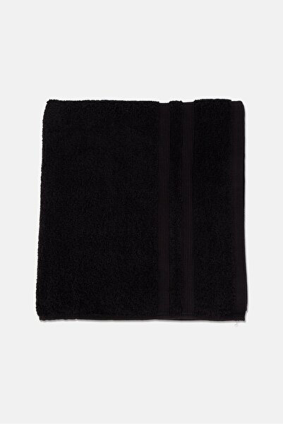 Home Collection Cotton Bath Towel, Black