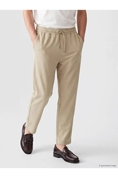 LC Waikiki Beige Regular Fit Men's Sweatpants