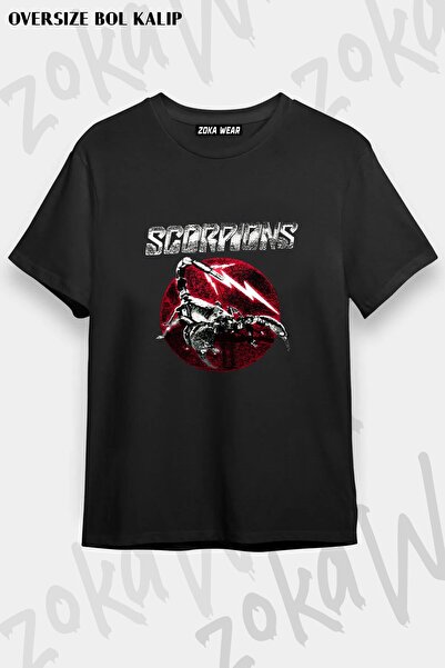 ZOKAWEAR Μπλουζάκι Unisex Loose Fit με στάμπα Scorpions v11