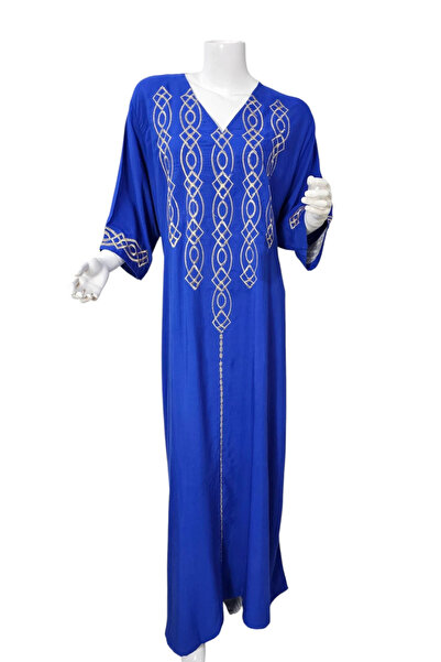 1way Embroidered Jilbab in Multi Colour