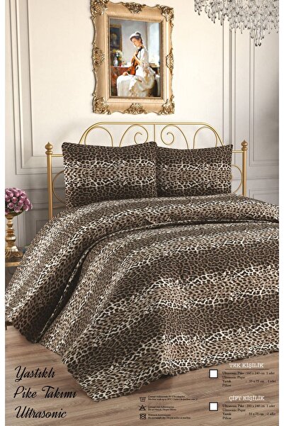 ozlıkaa Multi-Purpose Bedspread Patterned Summer Cool Cover Pique Double Size
