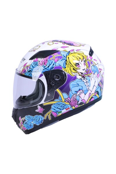 Sway SW 815K GLOSS GIRL Full Face Çocuk Kaskı