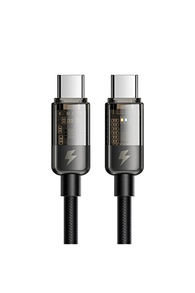 Mcdodo Cablu Type-C la Type-C, 100W, Fast Charging, Design transparent, Oprir...