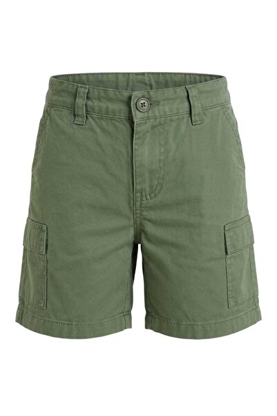 CALEMORE Boy's Shorts with Pockets and Cargo Pocket Detail